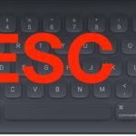 How to press ESC escape key on iPad