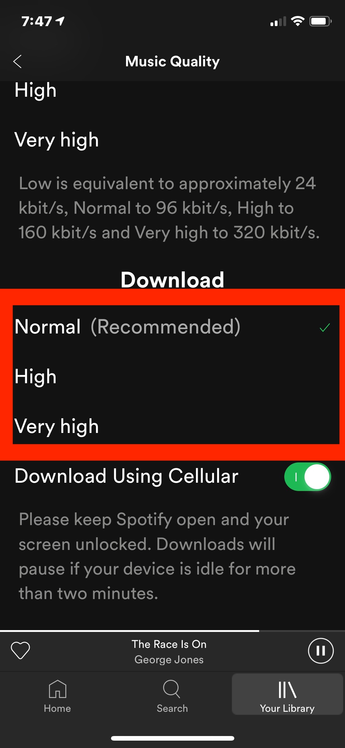 How to Change Downloaded Music Quality in Spotify   OSXDaily