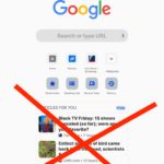 How to remove Chrome Suggested Articles For You in iOS or Android