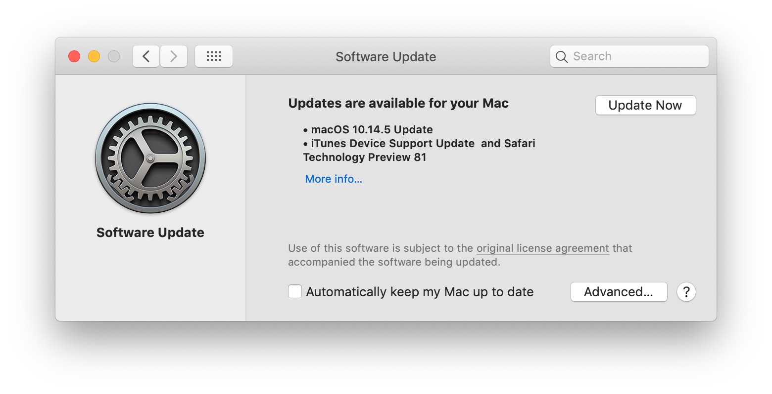 Macos offline update windows 10