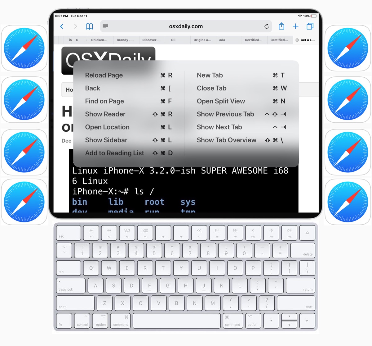 20 Safari Keyboard Shortcuts for iPad   OSXDaily