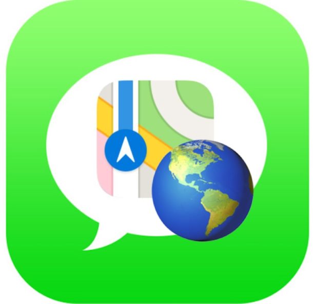 Share current location from iPhone in Messages the fast way with a phrase