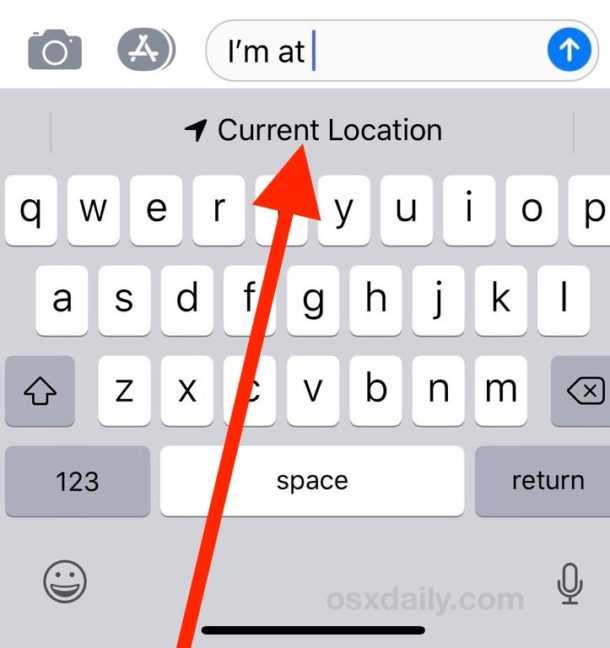 How to Send Your Location on iPhone by Messages the Fast Way with a Phrase  | OSXDaily