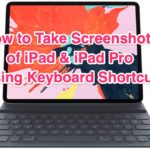 How to take screenshots on iPad with keyboard shortcuts