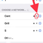 How to view other wi-fi network signal strength from iPhone or iPad