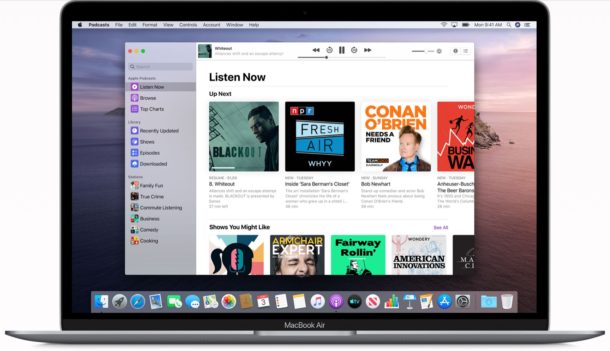 Podcasts for Mac