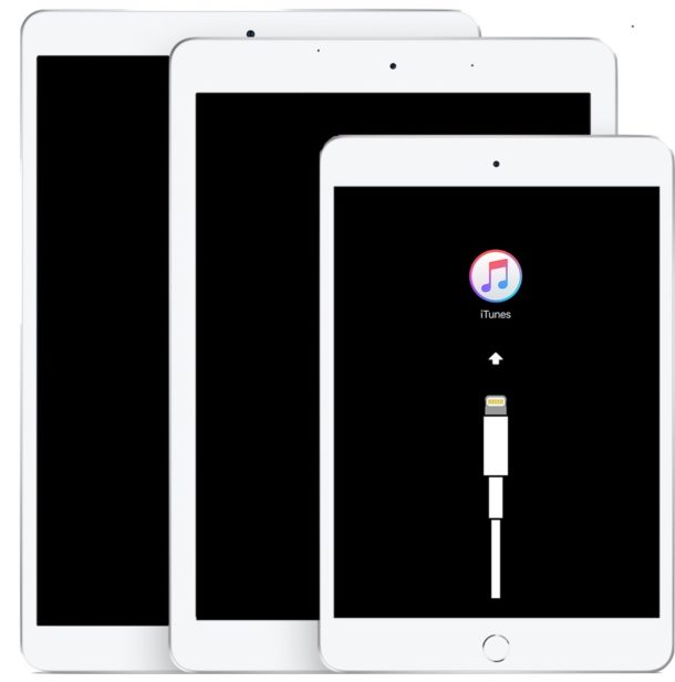 Recovery Mode on iPad Air, iPad, iPad mini, and iPad with Home buttons