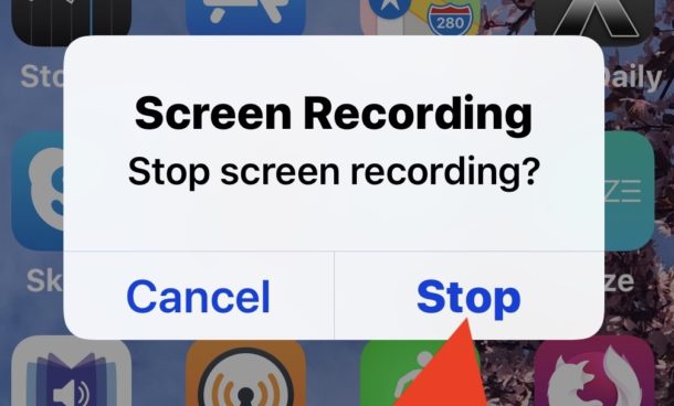 How to stop screen recording quickly on iPhone and iPad