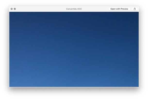 Преобразование файла HEIC в JPEG на Mac