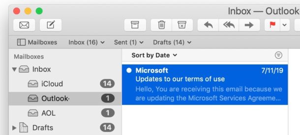 Как пометить электронные письма как непрочитанные или прочитанные в Mail для Mac
