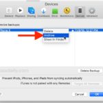 How to archive iTunes backups