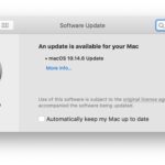 MacOS Mojave 10.14.6 software update