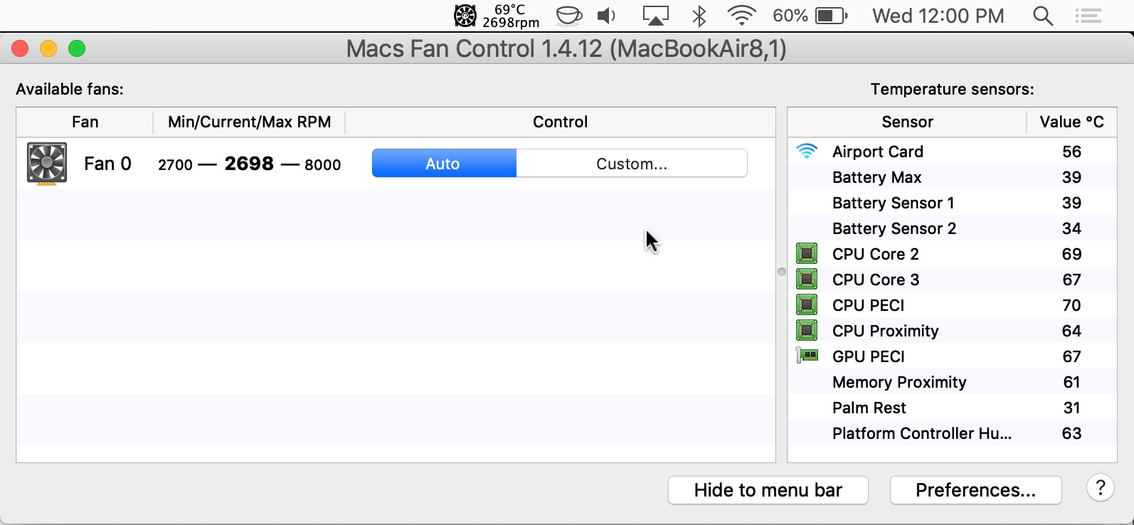 How To Adjust Mac Fan Speed Manually With Macs Fan Control Osxdaily
