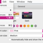 How to change accent color on Mac OS