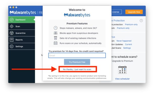 How to scan a Mac for malware and adware with Malwarebytes