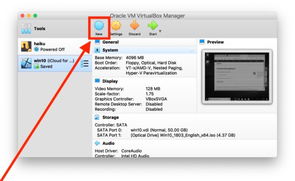 Как открыть файл VMDK в VirtualBox 