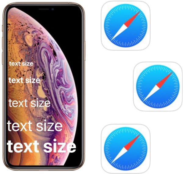 Как изменить размер текста в Safari на iPhone и iPad