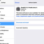 iPadOS 13.1 public beta 4