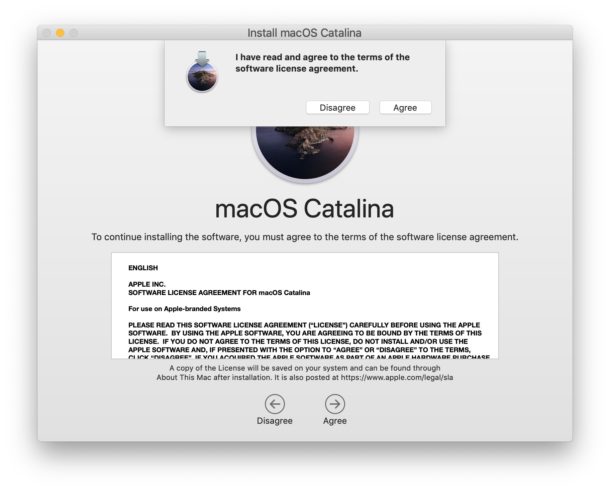 Installing MacOS Catalina update on a Mac