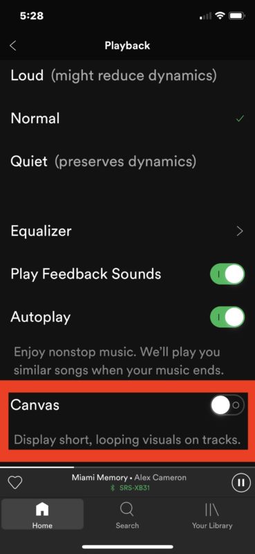 How to stop Spotify videos when playing music