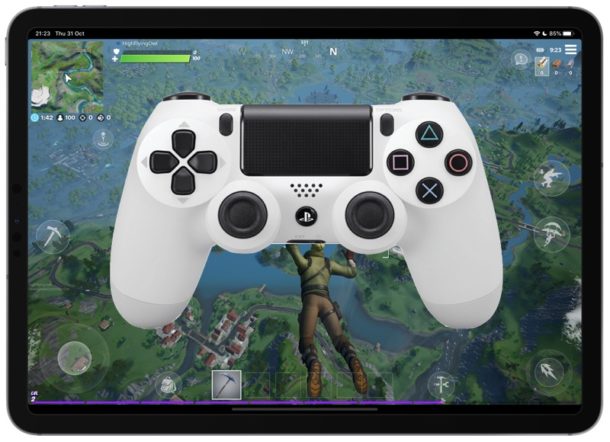 How to use a Playstation 4 controller with iPhone and iPad