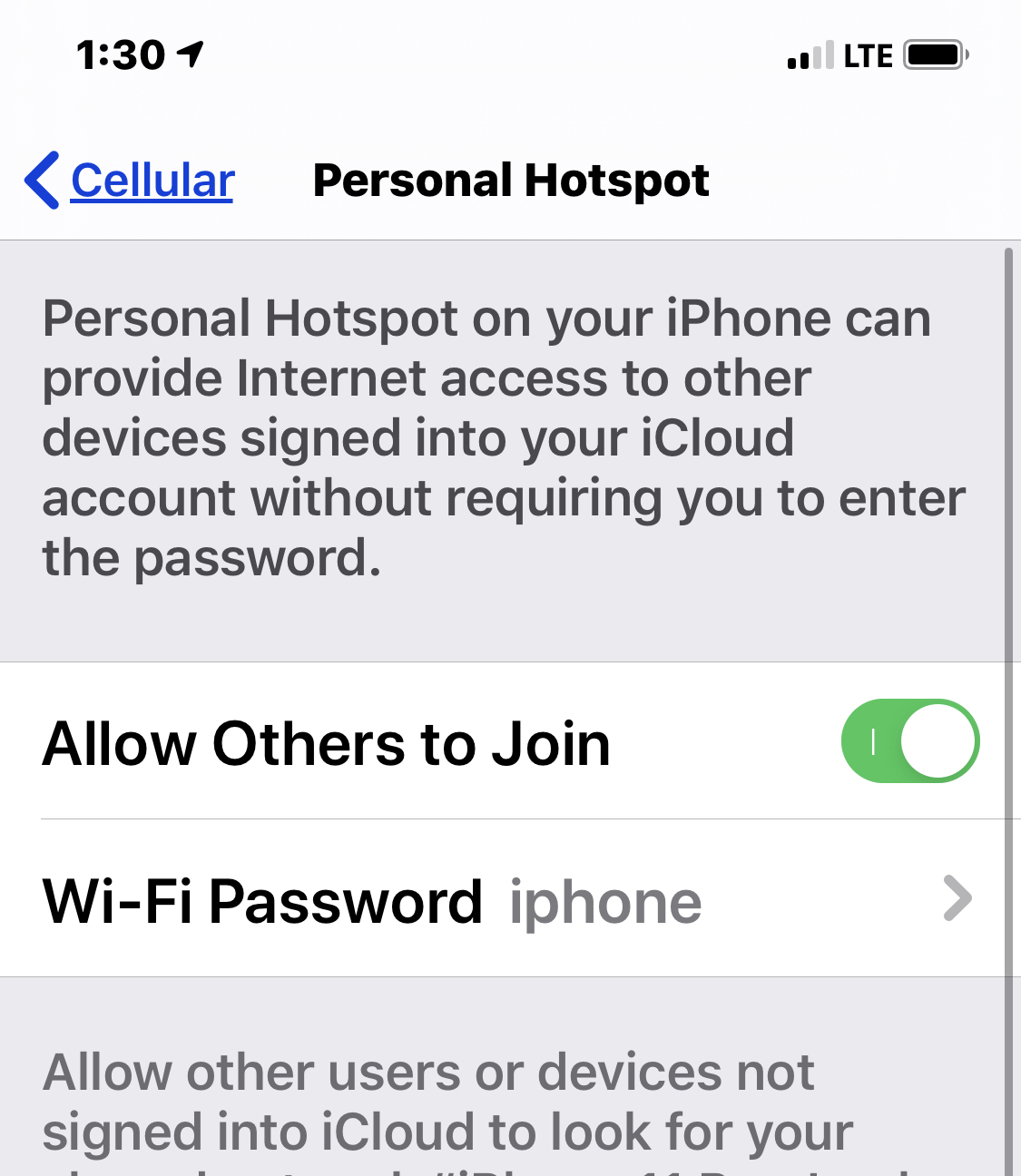 why wont my iphone hotspot work