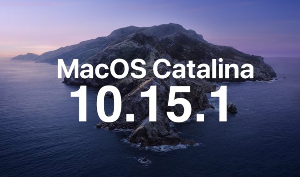 MacOS Catalina 10.15.1