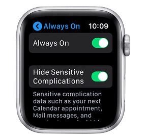 How to enable Always On Apple Watch display