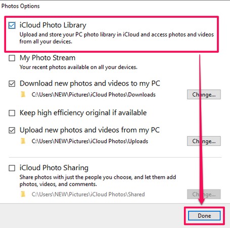 Как получить доступ к фотографиям iCloud из Windows