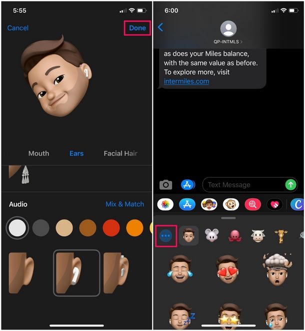 How to Create and Use Memoji Stickers