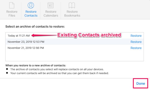 How to Restore Lost Contacts from iCloud