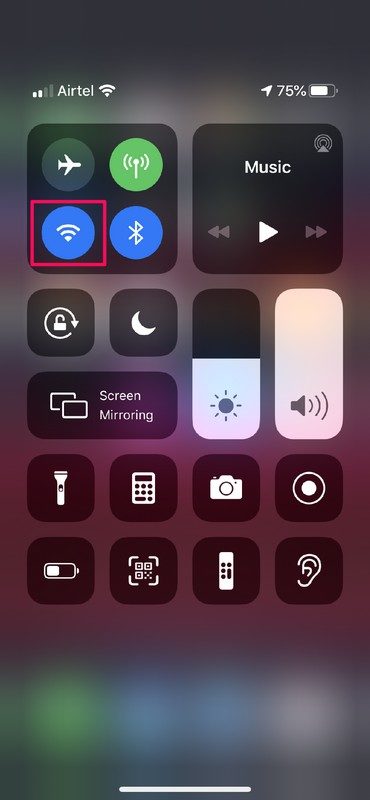 How to Switch Wi-Fi from Control Center on iPhone