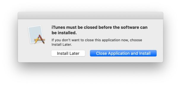 Close and relaunch iTunes to finish