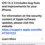 iOS 13.2.3 software update