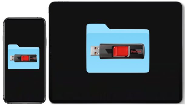 How to connect external storage devices to iPhone or iPad