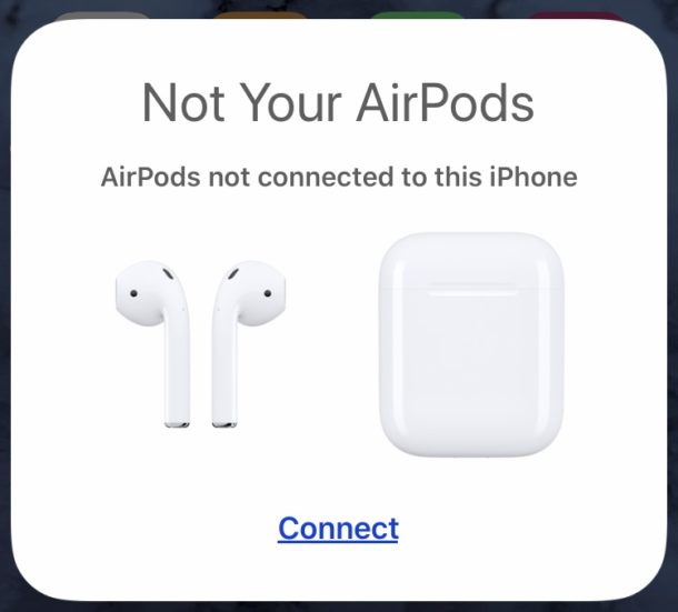 How to Connect AirPods with Someone Else's iPad Vice Versa) | OSXDaily