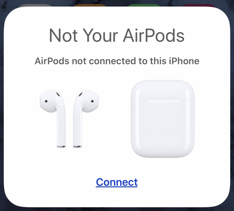 Eksamensbevis Konkret ophobe How to Connect AirPods with Someone Else's iPhone or iPad (Or Vice Versa) |  OSXDaily