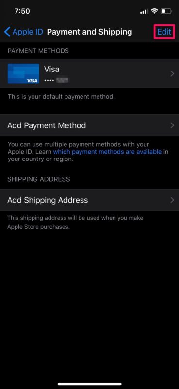 How to Remove Apple ID Payment Method on iPhone & iPad