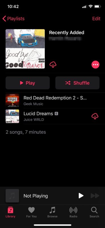 How to See Your Recently Added Songs in Apple Music