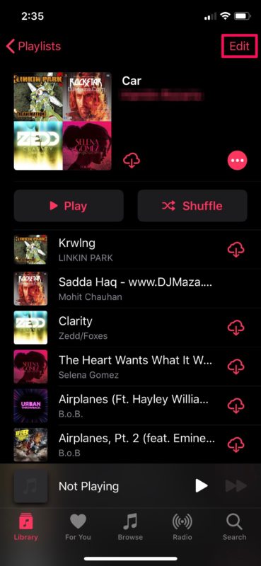 How To Share Playlists In Apple Music On Iphone Ipad Osxdaily