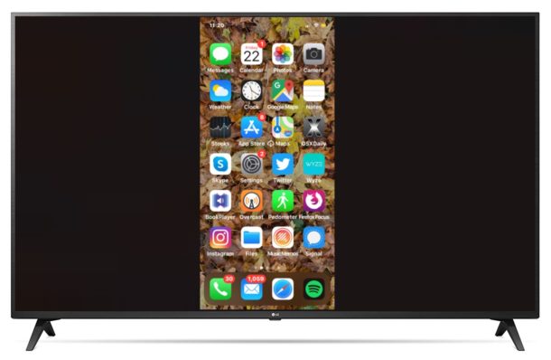 iPhone screen mirroring on Apple TV