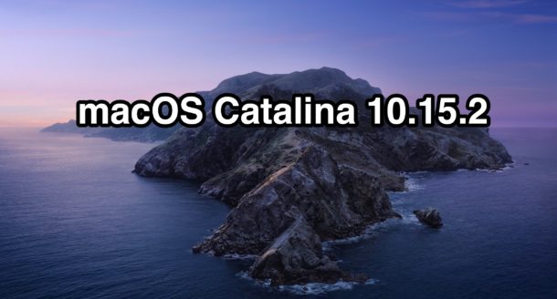 MacOS Catalina 10.15.2