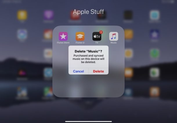 How to remove apps from iPadOS and iOS quickly by menu