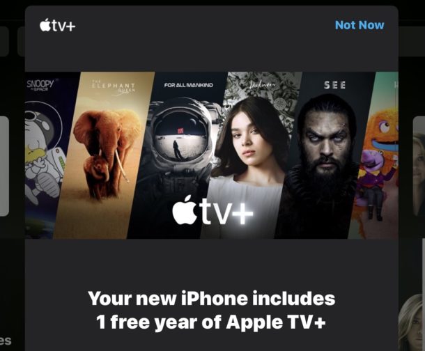 Kısıtlamalar handikap Özel  How to Sign Up for Free Apple TV+ Subscription for 1 Year | OSXDaily