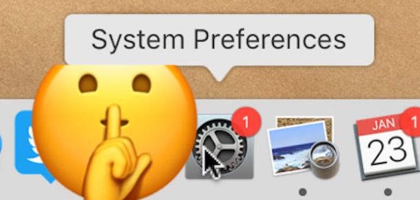 Как скрыть красный значок значка в системных настройках MacOS