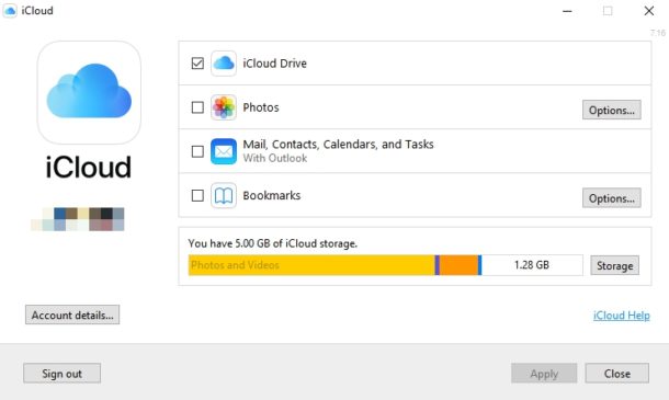Check the "iCloud Drive" option within the app or on the website.