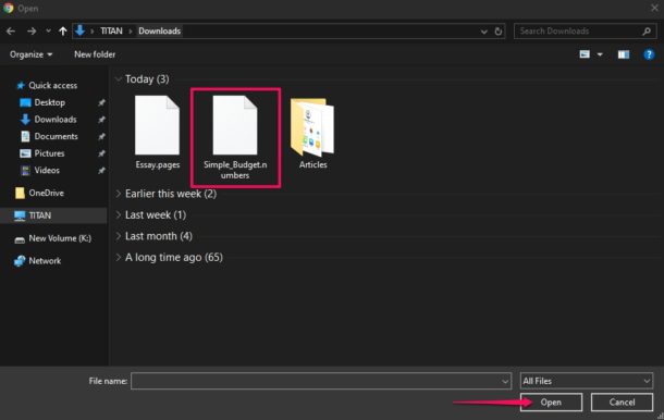 Как открыть файл Numbers на ПК с Windows с помощью iCloud