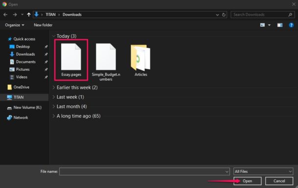 Как открыть файл Pages на ПК с Windows с помощью iCloud