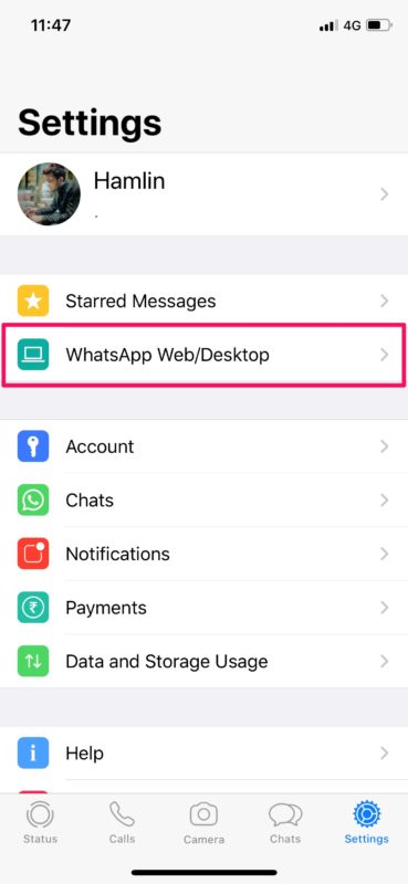 band omdraaien schuif How to Use WhatsApp Web on Any Browser | OSXDaily