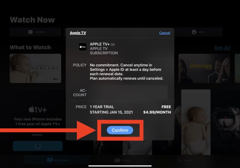 How to Sign Up for Free Apple TV+ Subscription for 1 Year - OS X Daily